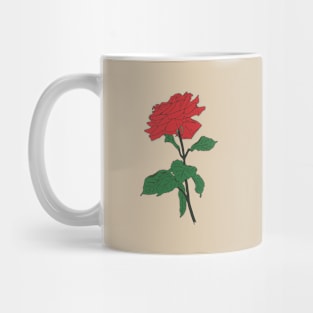 red rose Mug